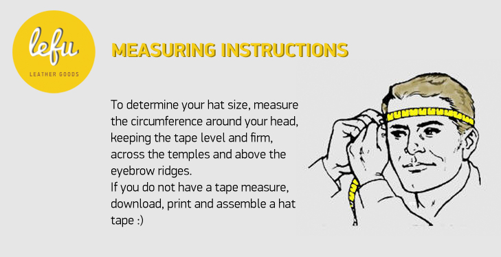 Measurements for Hat by Lefu Shop